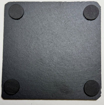 Engraved Angel Slate Coaster – Handcrafted Inspirational Gift