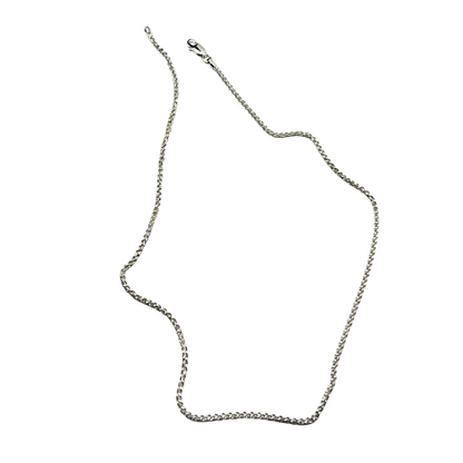 Sterling silver 1.9 wheat Italian chain