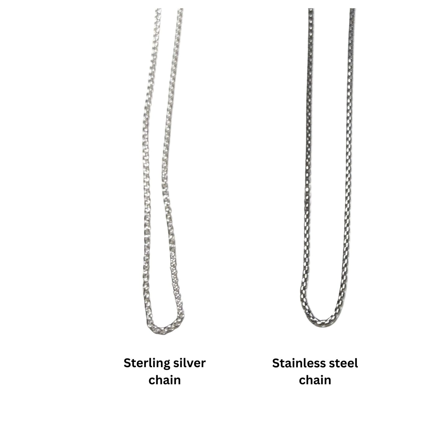 Murano Glass Small Blue Swirl Heart Pendant Necklace