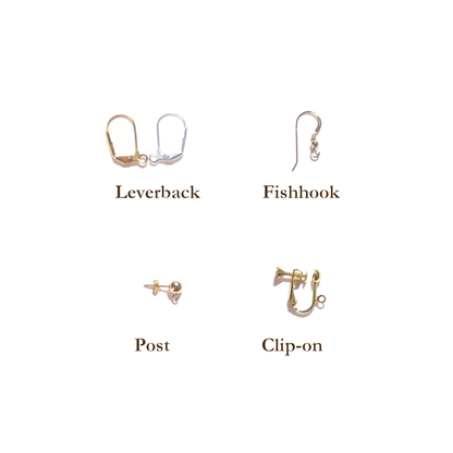 Murano Glass Aqua Moon Silver Earrings