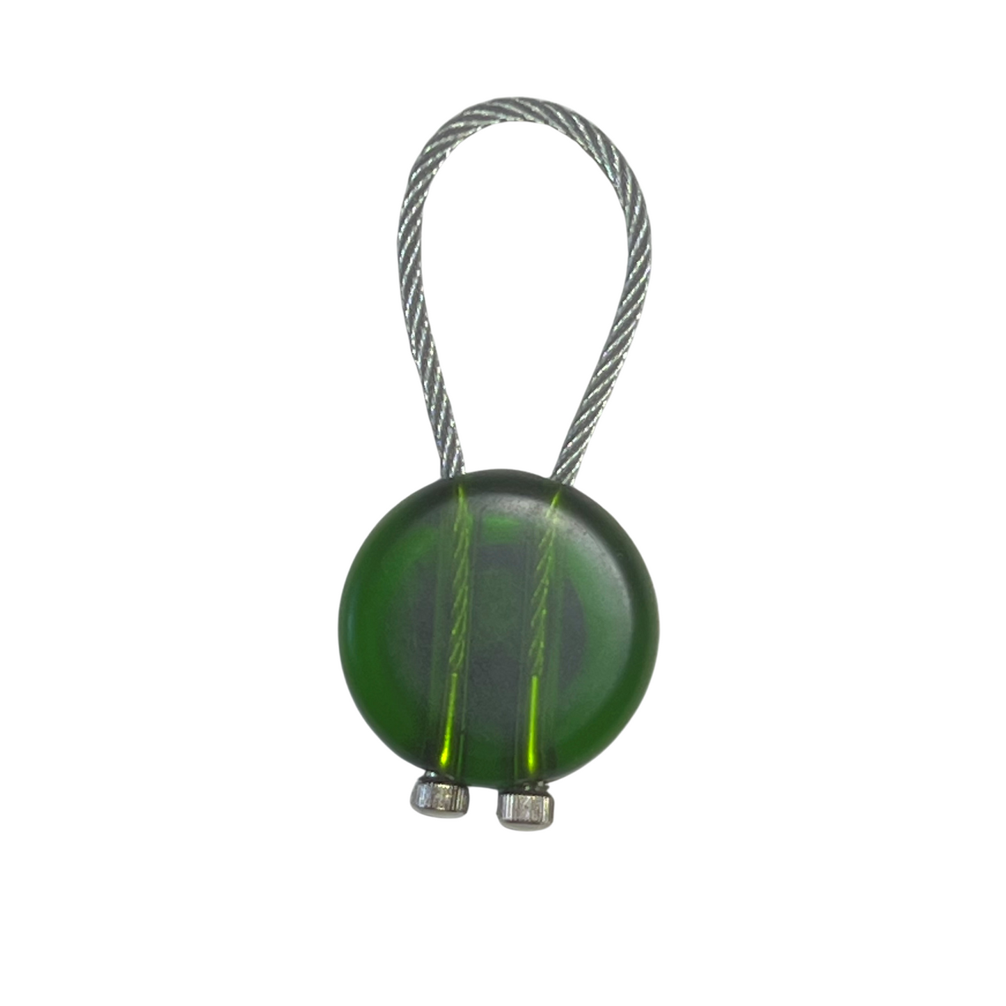 Murano Tree of Life Green Keychain