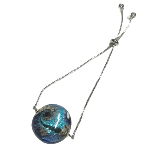 Murano Glass Cyclone Bolo Bracelet