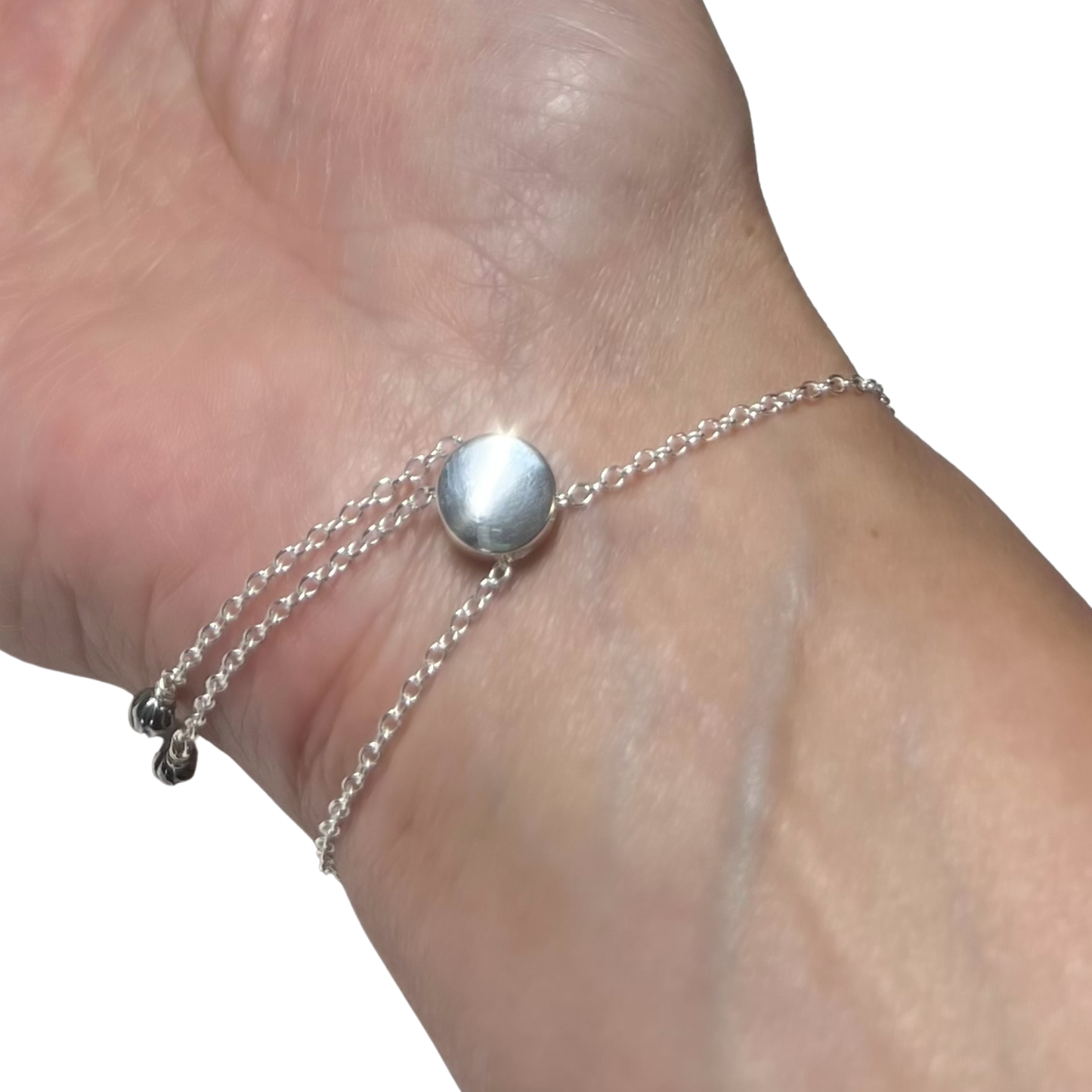 Murano Glass Colorful Bolo Sterling Silver Adjustable Bracelet