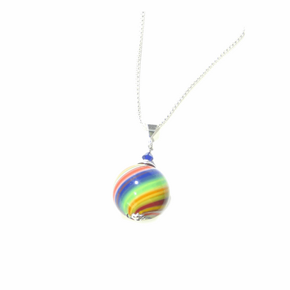 Murano Blown Colorful Ball Pendant