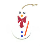 Murano Glass Snowman Millefiori Tree Ornament - JKC Murano