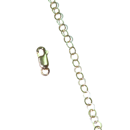 Murano Glass Red Striped Ball Gold Necklace