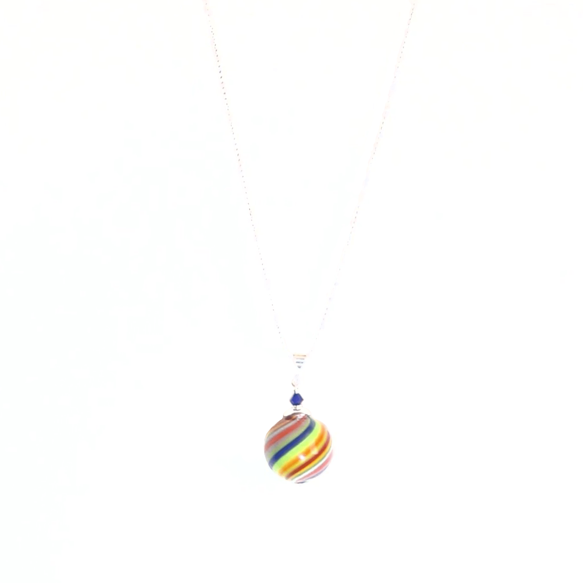 Murano Blown Colorful Ball Pendant - JKC Murano