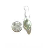 Murano Glass Grey Twist Sterling Silver Earrings - JKC Murano