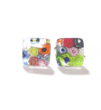 Murano Glass Millefiori Square Cuff Links - JKC Murano