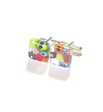 Murano Glass Millefiori Square Cuff Links - JKC Murano