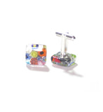 Murano Glass Millefiori Square Cuff Links - JKC Murano