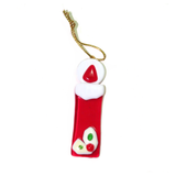 Murano Glass Red Candle Tree Decoration Ornament