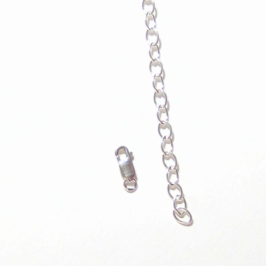 Murano Glass Aqua Leopard Cube Illusion Silver Necklace - JKC Murano