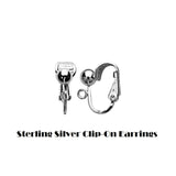 Murano Glass Gray Heart Long Dangle Silver Earrings - JKC Murano